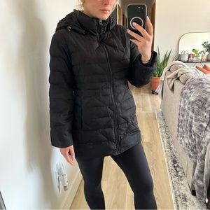 Lands end puffer down coat